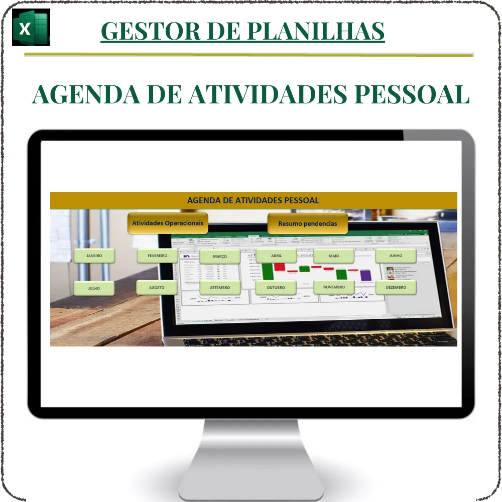 Planilha de Gestão de Atividades Pessoal em Excel