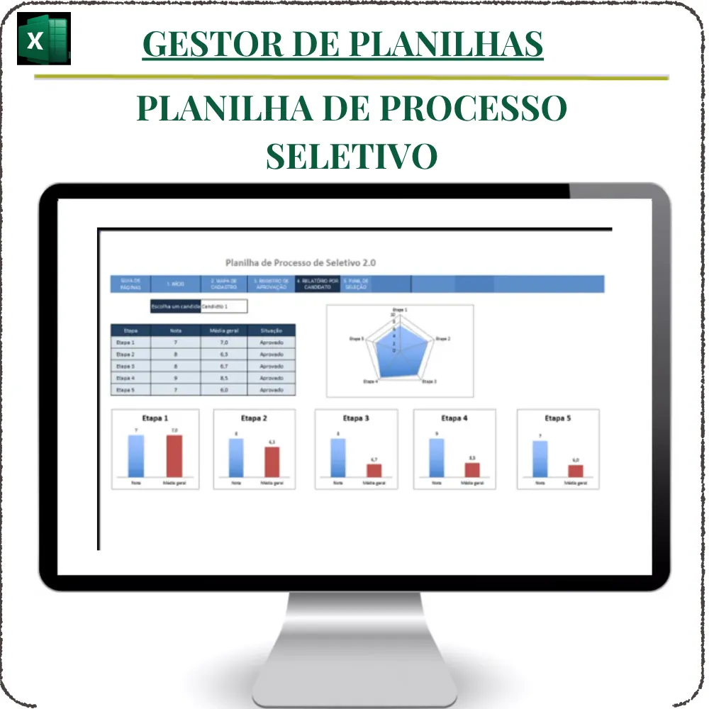 Planilha de Processo Seletivo em Excel