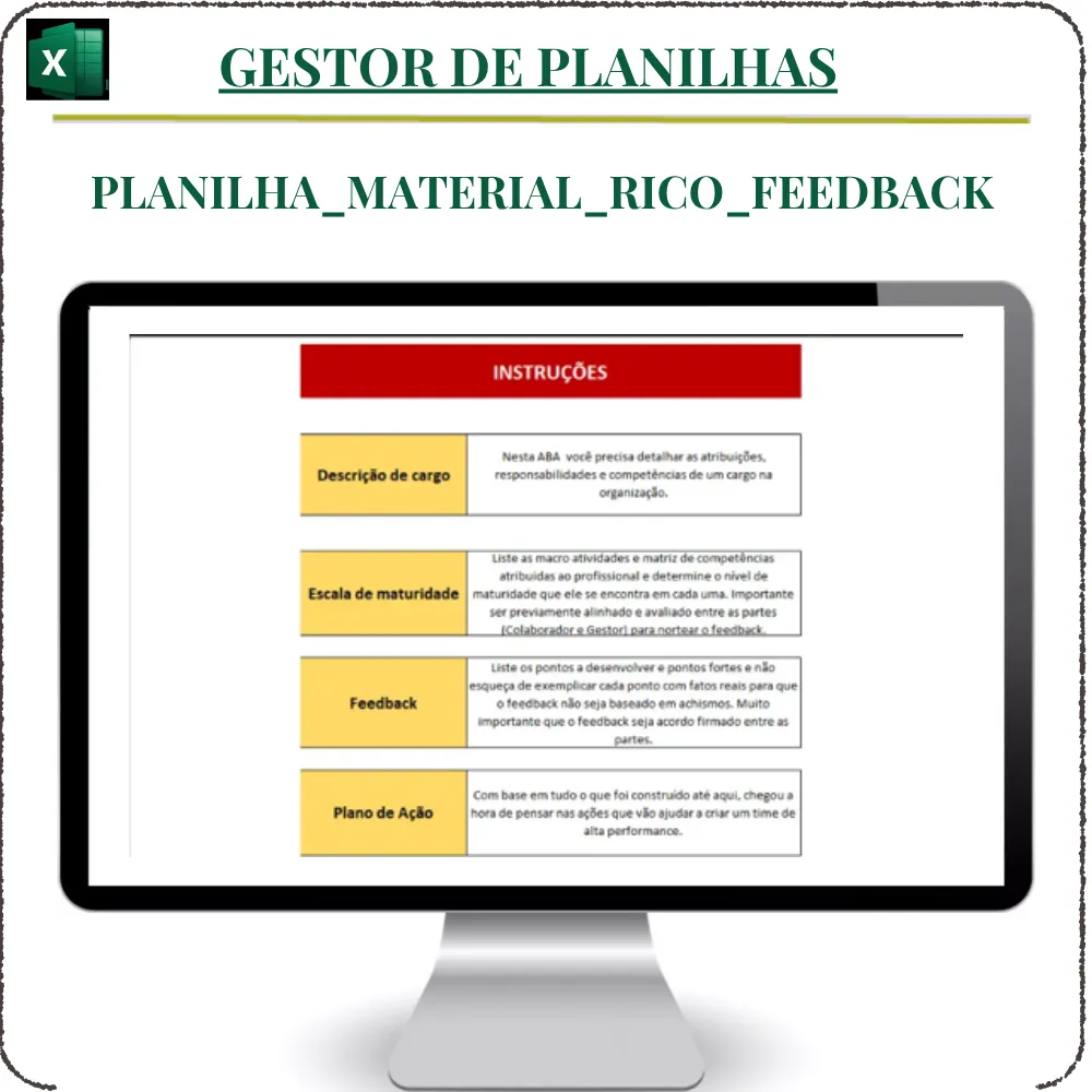 Planilha_Material_Rico_Feedback em Excel