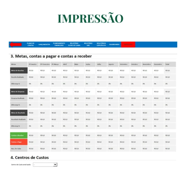 Planejamento financeiro completo com dashboard V1.0 - Image 3