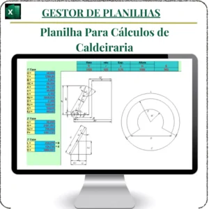 Planilha para Cálculos de caldeiraria em Excel