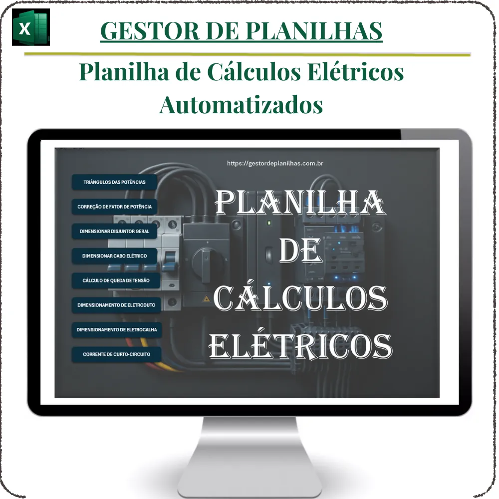Planilha de Cálculos Elétricos em Excel